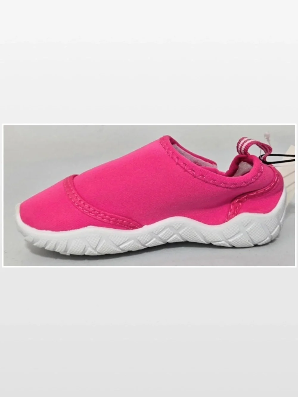 New Wave Zone Water Shoes Girls Size 6 Toddlers Pink White Mesh Kids NWT
